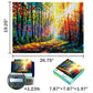 MaxRenard 1000 Pieces Jigsaw Puzzles for Adults Landscape Gorgeous Forest