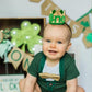 MUWEOL St. Patrick's Day First Birthday Crown
