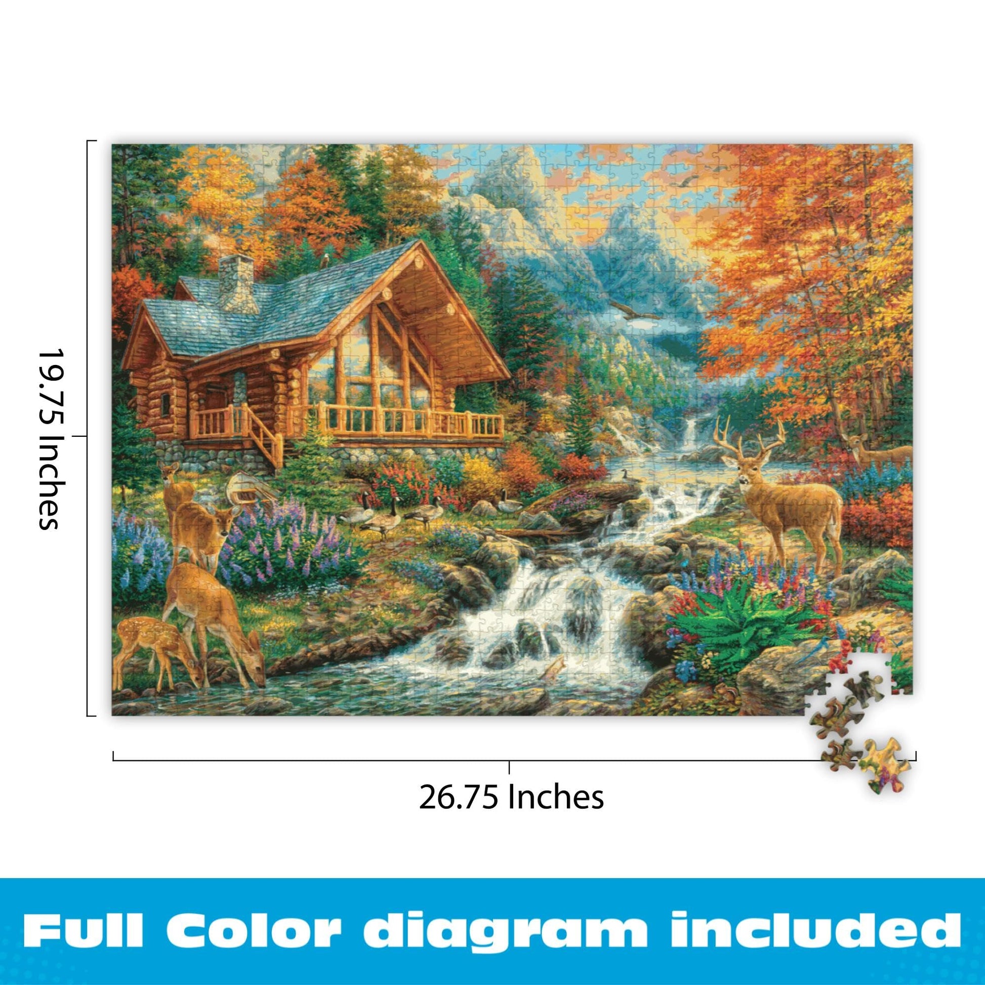 Buffalo Games - Alpine Serenity - 1000 Piece Jigsaw Puzzle for Adults