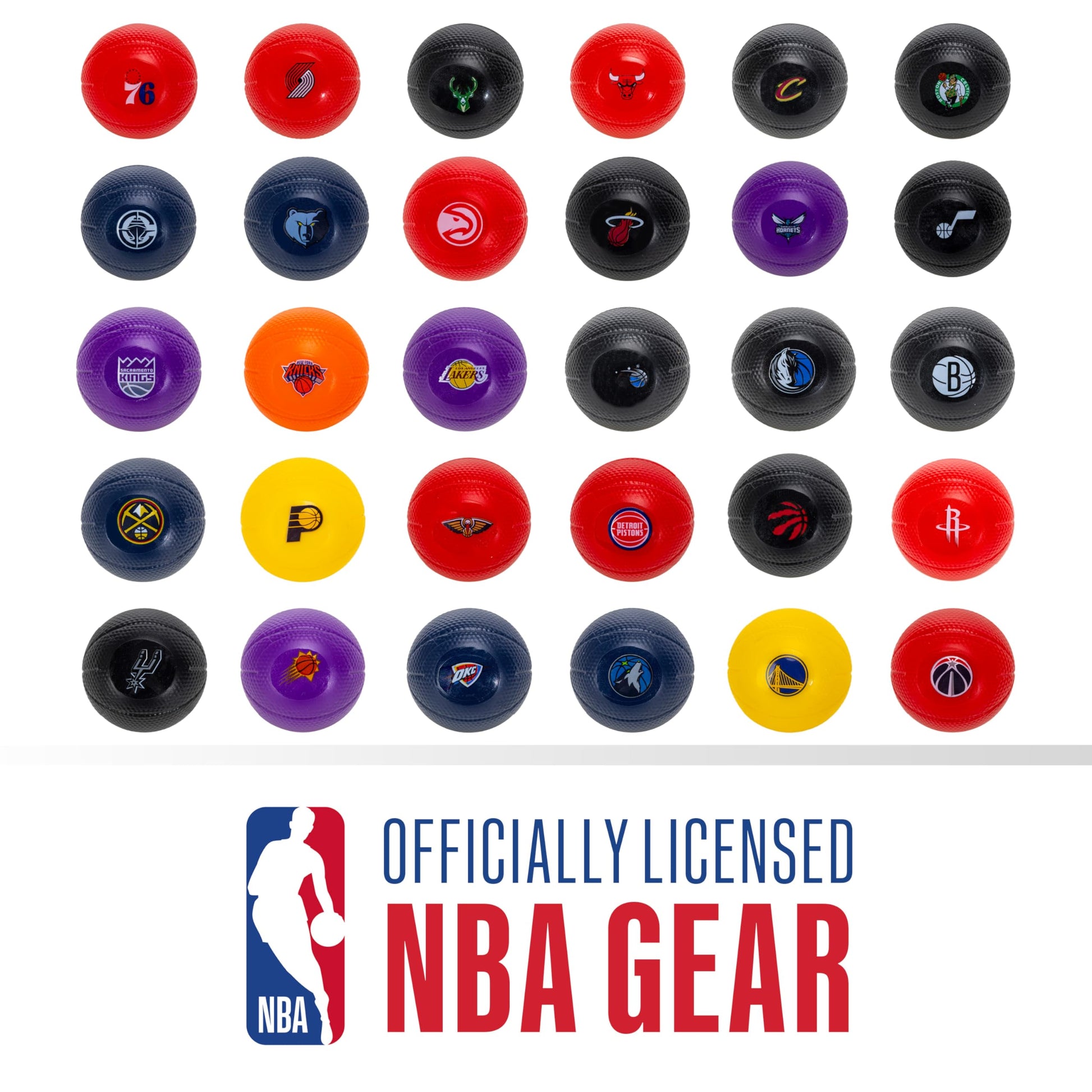 Franklin Sports NBA Standings Tracker - League Standings Board with Official NBA Team Mini Basketballs - Fun Fan Shop Décor for Bedrooms, Offices +