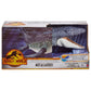 Jurassic World Dominion Ocean Protector Mosasaurus Dinosaur Action Figure from 1 Pound of Recycled Plastic, Movable Joints, Toy Gift with Physical and