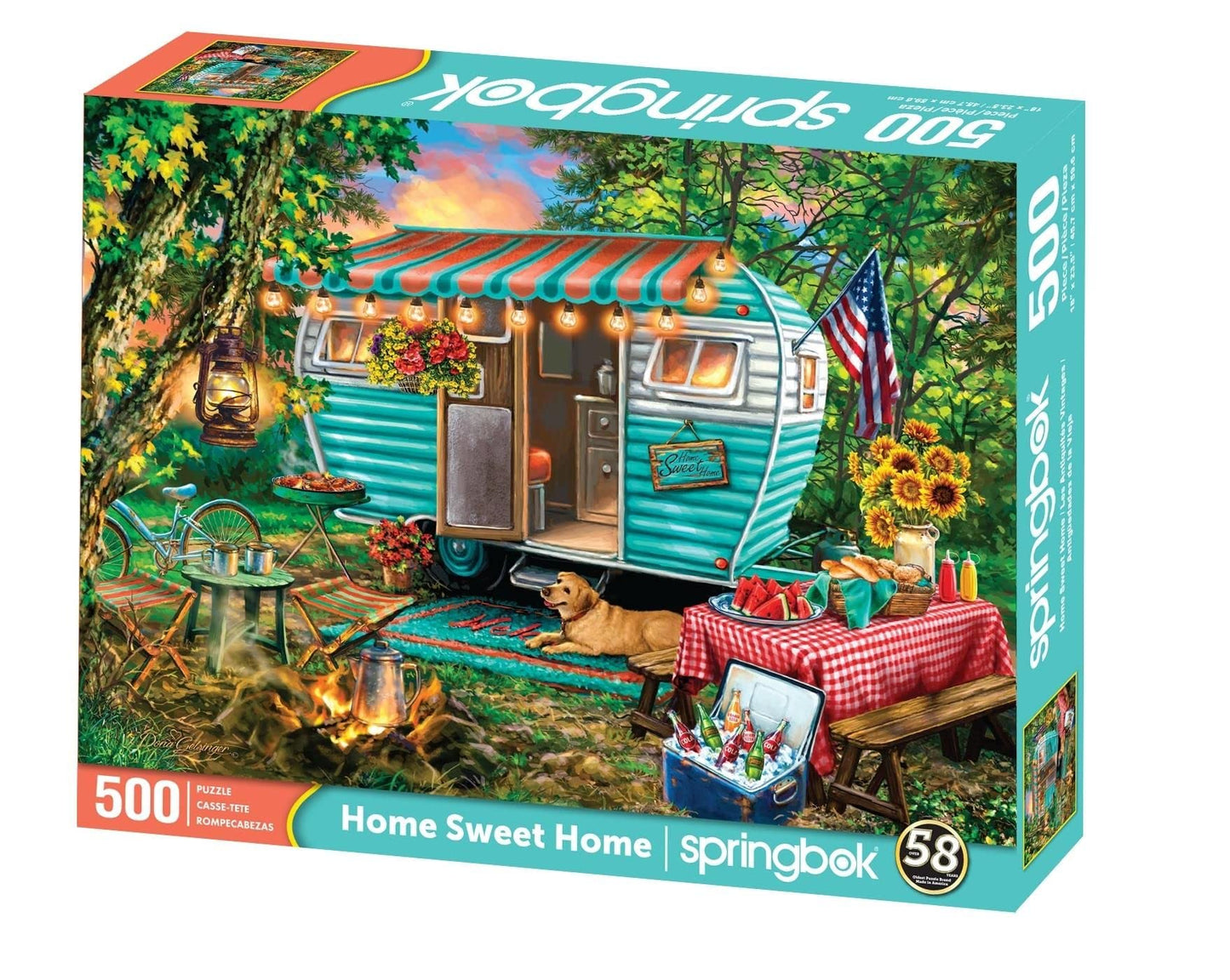 Springbok Home Sweet Home 500 Piece Jigsaw Puzzle for Adults