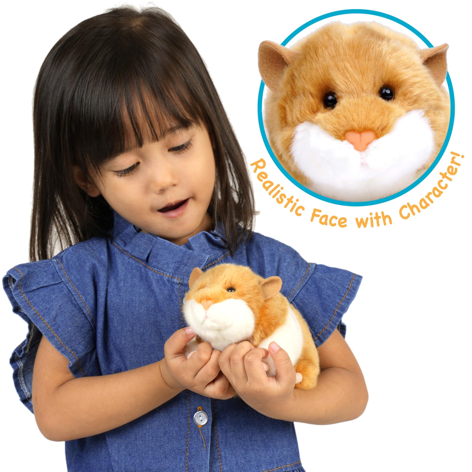 TigerHart Chippy The Hamster - 6.5 Inch Stuffed Animal Plush