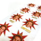 Paper House Productions Elf Movie Shiny Foil Enamel Effect Sticker Sheet 6-Pack for Crafts, Scrapbooking & Collecting - Buddy's Emotions