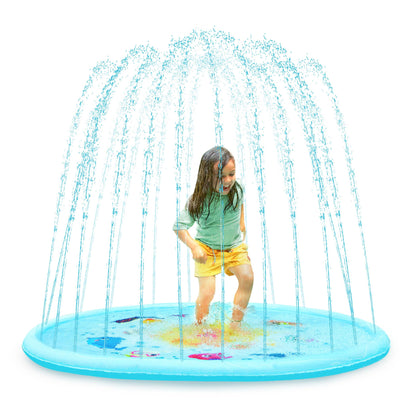 B. toys Splash Pad, Splish 'n' Splash Mat, 70-Inch Water Sprinkler, Summer