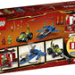 LEGO NINJAGO Legacy Storm Fighter Battle 71703 Ninja Playset Building Toy for Kids Featuring Ninja Action Figures (165 Pieces)