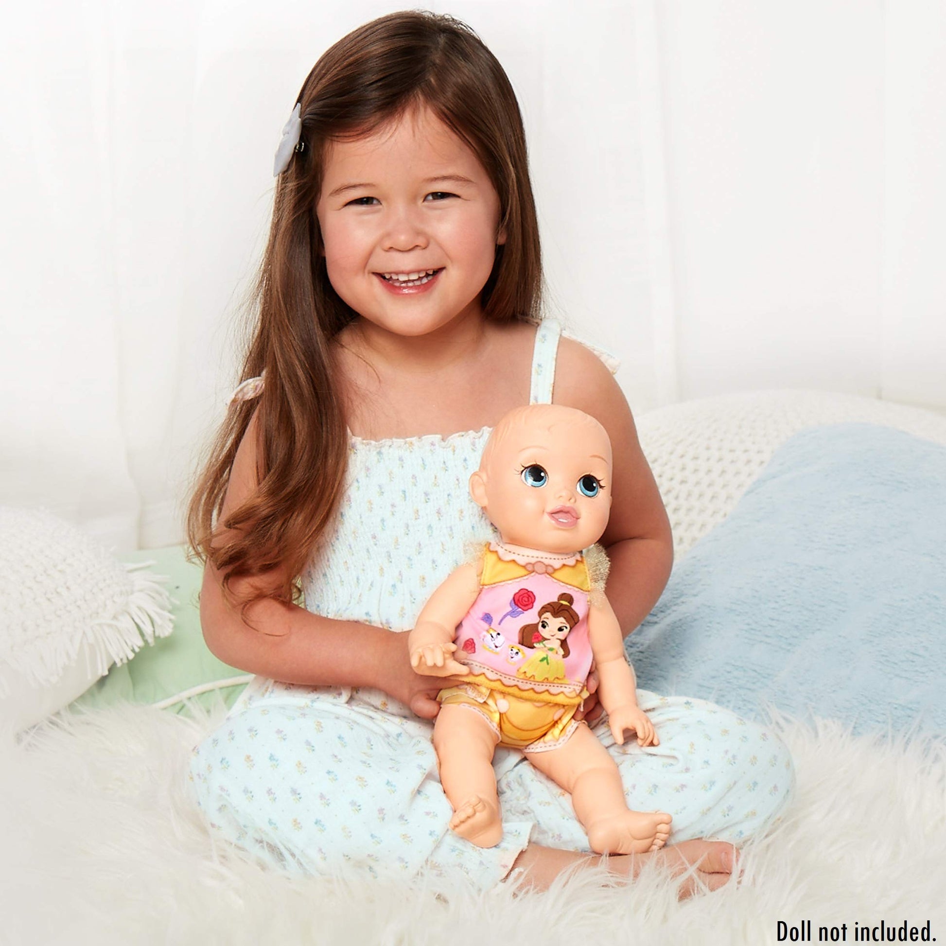 Baby Doll Clothes & Accessories, My Disney Nursery Belle Diaper Accessory Pack Inspired by Disney's Beauty & The Beast Belle Character! Includes Doll