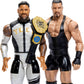 Mattel WWE Main Event Showdown Action Figures 2-Pack with Accessory, Series #25 Bron Breakker vs Jey USO Collectible Set, 6-inch