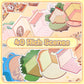 40 Sets DIY 3D Sticker Scene, Sticker Collection Book Make Your Own Shop House Crafts for Adults Therapy for Relief Stress Pass the Time Gift