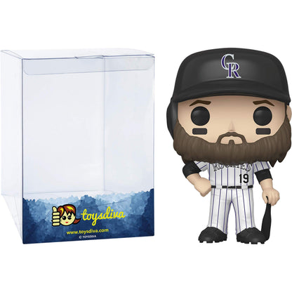 Funko Charlie B l a c k m o n : P o p ! Vinyl Figurine Bundle with 1 Compatible 'ToysDiva' Graphic Protector (047-46828 - B)
