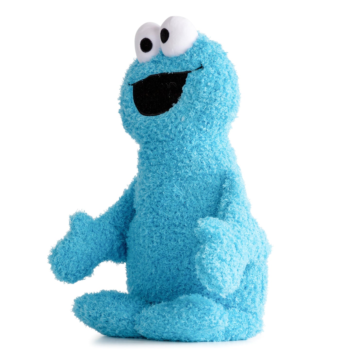 Jay Franco Sesame Street Plush Pillow Buddy - Soft Plushie Stuffed Pillow, 20 Inches, Blue - Cookie Monster