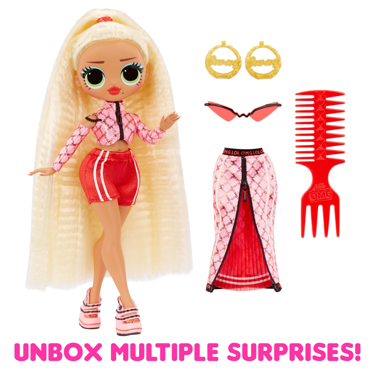 LOL Surprise OMG Swag Fashion Doll with Multiple Surprises Including Transforming Fashions and Fabulous Accessories - Great Gift for Kids Ages 4+