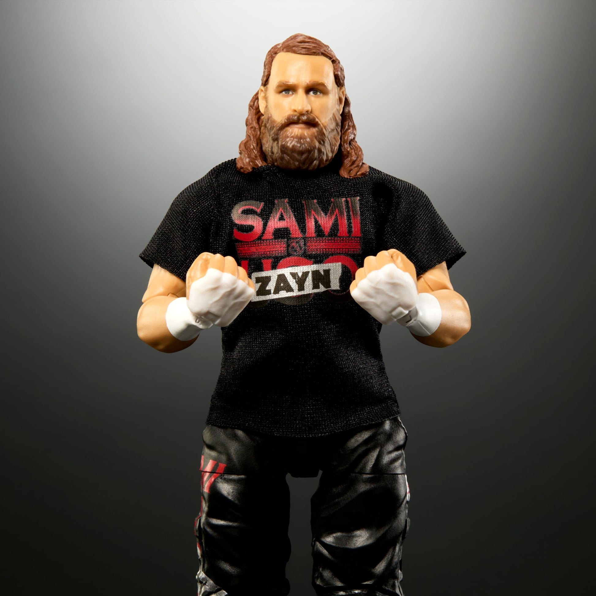 Mattel WWE Elite Action Figure & Accessories, Series #106 Sami Zayn 6-inch Collectible with 25 Articulation Points & Swappable Hands