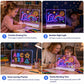 LED Drawing Board for Kids, 16-Inch Rechargeable Doodle Pad, 10 Color Modes,LED Note & Drawing Board, Birthday Gift for Girls Boys Teens