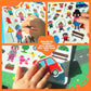 Stick4Ever Preschool Activity Book - Reusable Sticker Book for Toddlers 2-4 Years - Mess-Free Educational Travel Activity for Kids, Boys & Girls - No