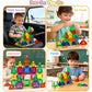 AROART 26-Piece Valentines Day Gifts for Kids Strong Magnetic Tiles Building Set - Durable,Vibrant Colors, STEM Toys for Kids 3+, Creative Learning