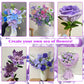 500 Pcs Pipe Cleaners Flower Making Kit with LED Light - Chenille Stems Set w/Floral Wire, Floral Stamens, Craft Wire, Tape & Ribbon for Light Up