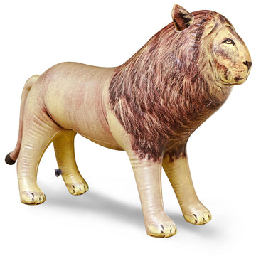 Jet Creations Inflatable Male Lion with Mane Stuffed Animal, Standing - Ideal for Safari or Wildlife Theme Parties, Favors, and Decorations, Size 36