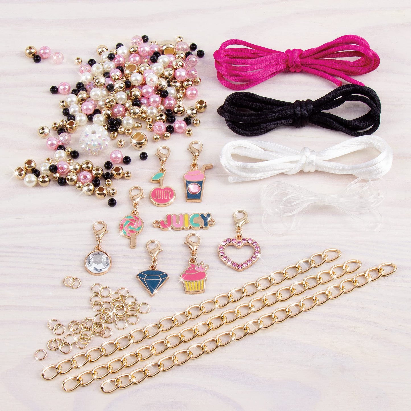 Make It Real Mini Juicy Couture Pink & Precious Bracelets