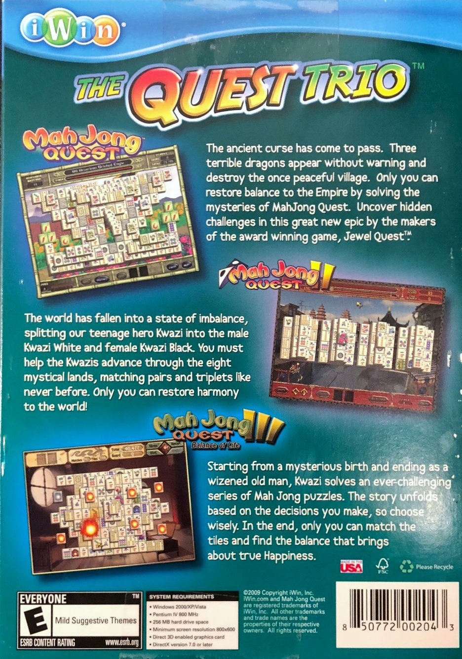 The Quest Trio: Mahjong