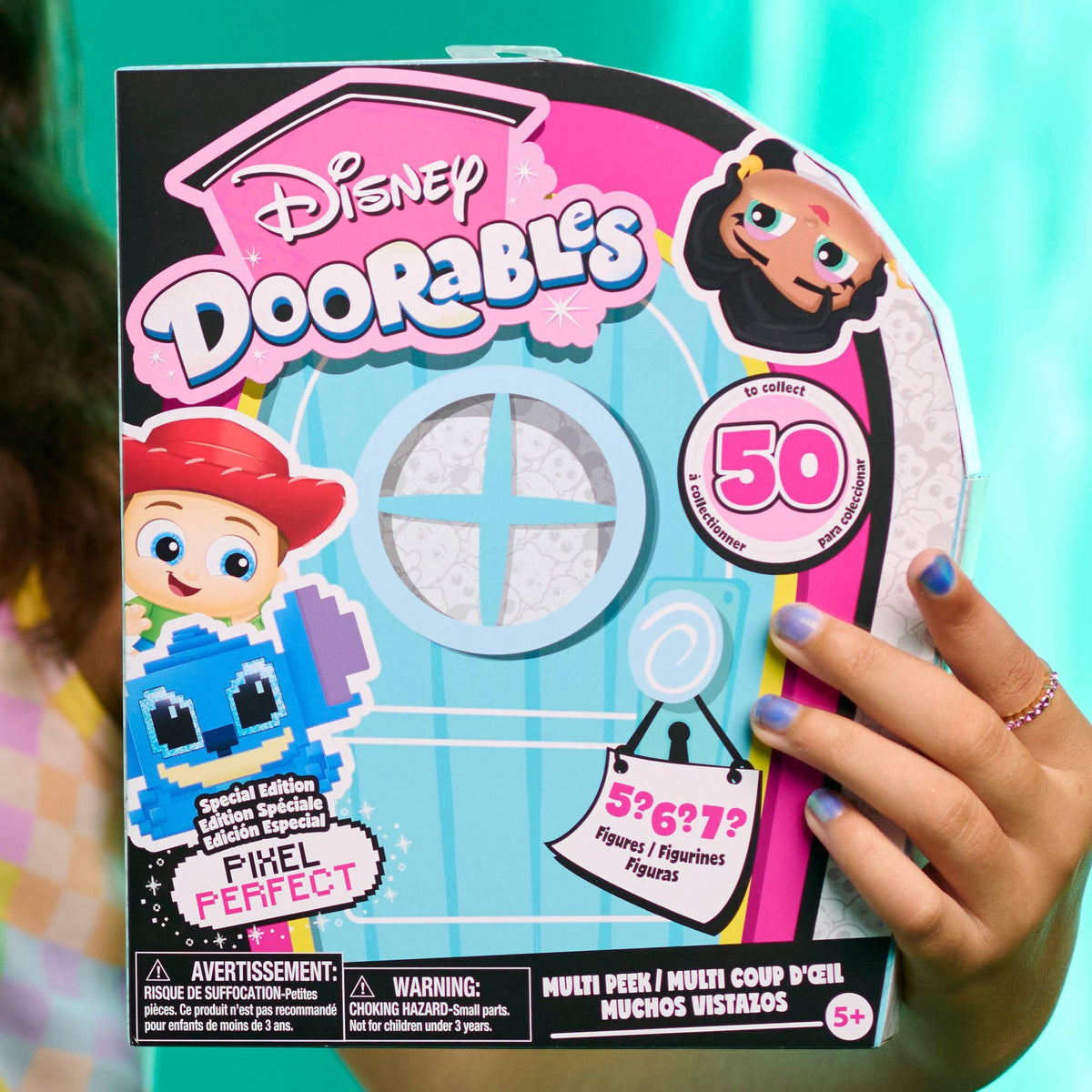 Disney Doorables Pixel Perfect Multi Peek, Collectible Disney Toys, Blind Packaging Surprise, Kids Toys for Ages 5 Up by Just Play