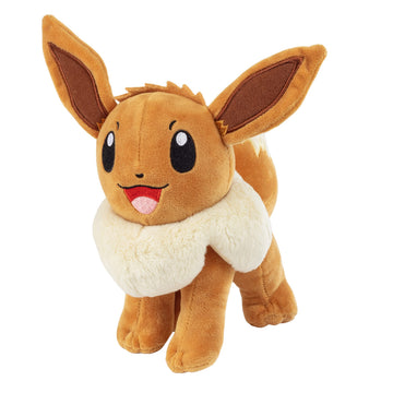 Pokemon 8" Eevee Plush - Officially Licensed - Let's Go Starter Figure - Authentic Soft Stuffed Animal Toy - Gift for Kids, Boys, Girls - 2+
