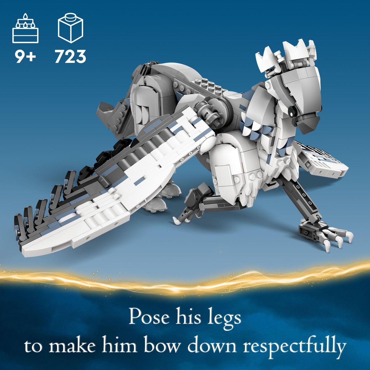 LEGO Harry Potter Buckbeak The Hippogriff Building Toy - Pretend Play or Display Toy for Boys & Girls, Ages 9+ Years - Gift for Birthdays
