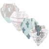 Yoga Sprout Bandana Bib with Teether, Free Hugs 4 Pack