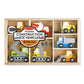 Melissa & Doug? Construction Site Vehicles: Wooden Vehicle Bundle with 1 Theme Compatible M&D Scratch Fun Mini-Pad (03180)