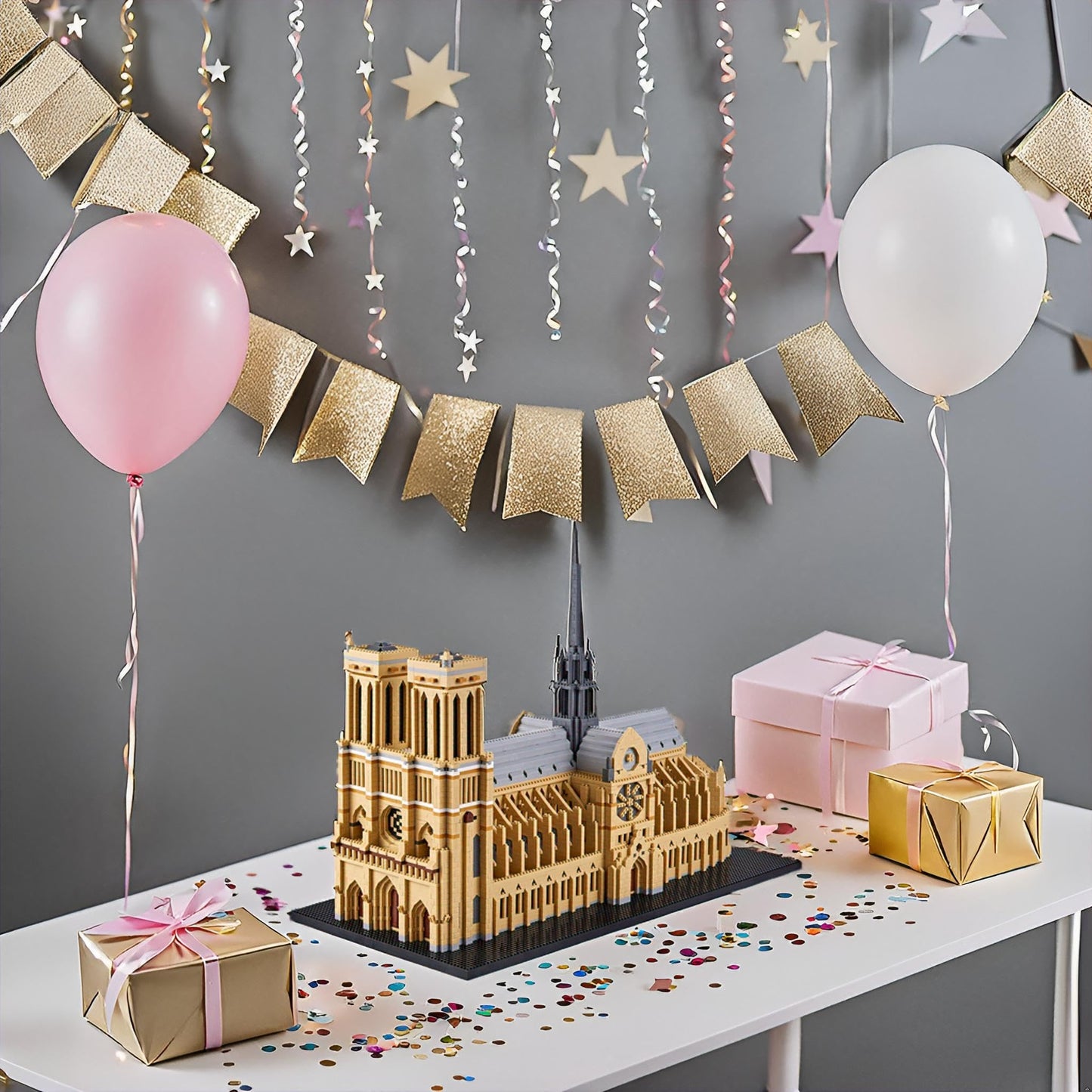 Notre Dame de Paris 7380 PCS Micro Building Blocks Set - Detailed Architectural Model Kit for Adults & Teens, Creative DIY Gift Idea, Miniature