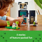 LEGO Minecraft The Panda Haven, Movable Toy House with Baby Pandas Animal Figures, Gaming Toys for Kids, Gift Idea for Boys and Girls Ages 8 Plus,