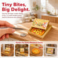 Miniature Pizza Box Set, 1:6 and 1:12 Scale, Dollhouse Food Accessories, Detailed Pizza Box with Printed Graphics Doll Pepperoni Pizza and Authentic