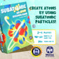 Subatomic: an Atom Building Game (2nd Edition) | A Chemistry Game About Elements, Protons, Neutrons, and Electrons | Educational Science Board Games