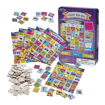 Rite Lite Passover Bingo Game - Fun Passover Party Game for All Ages in a Collectible Tin
