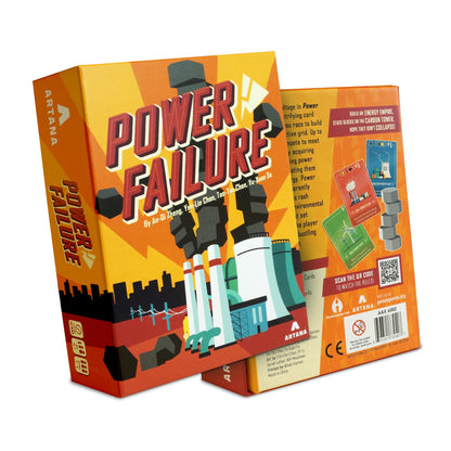 Power Failure: A Strategy Card Game about Power Plants and Energy Generation - Science Board Game on Nuclear, Renewable, and Fossil Fuels
