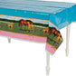 Fun Express Horse Mare and Foal Plastic Table Cover - 54" x 108",Multicolor