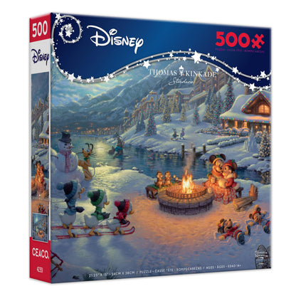 Ceaco - Thomas Kinkade Disney - Mickey and Minnie - 500 Piece Jigsaw Puzzle