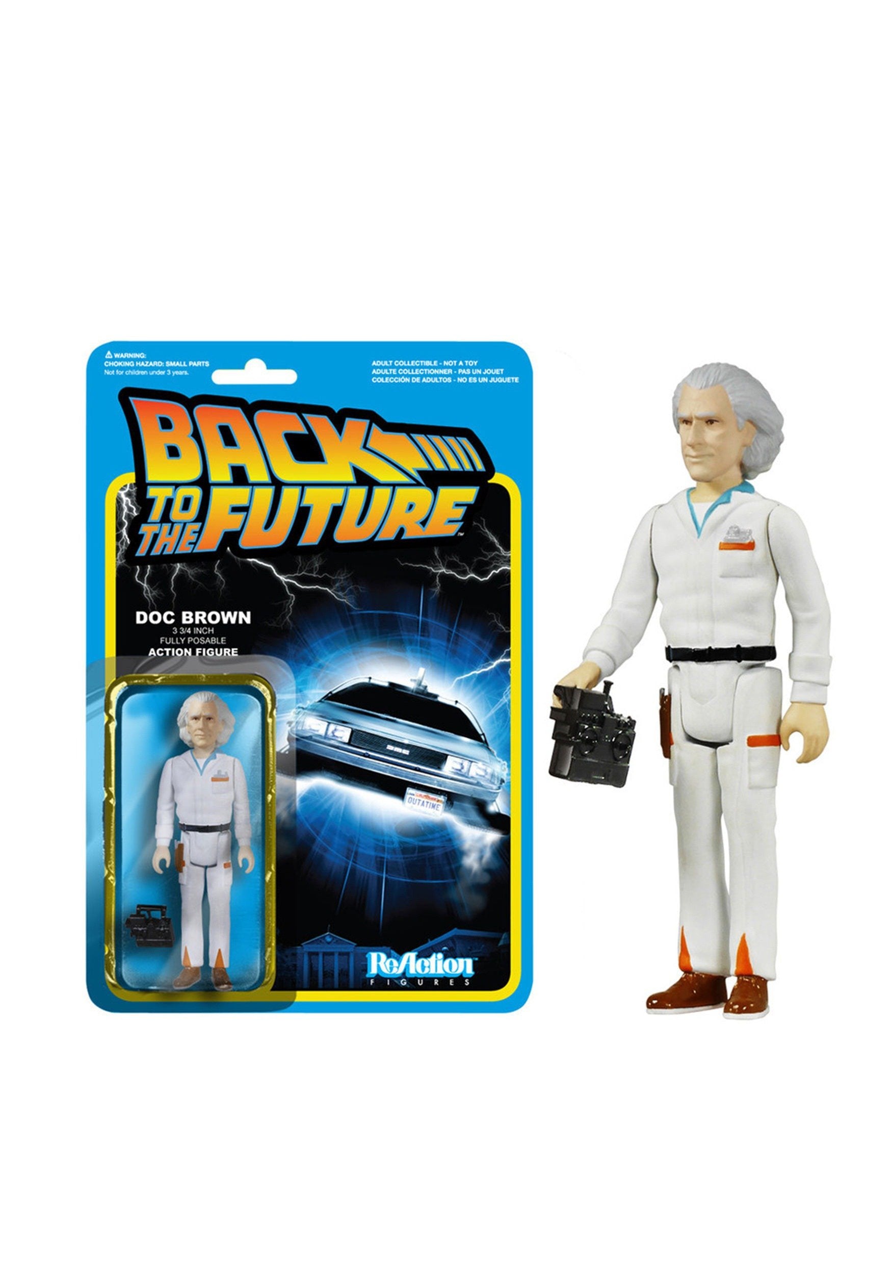 Funko Back to The Future Doc Emmett Brown Reaction Figure
