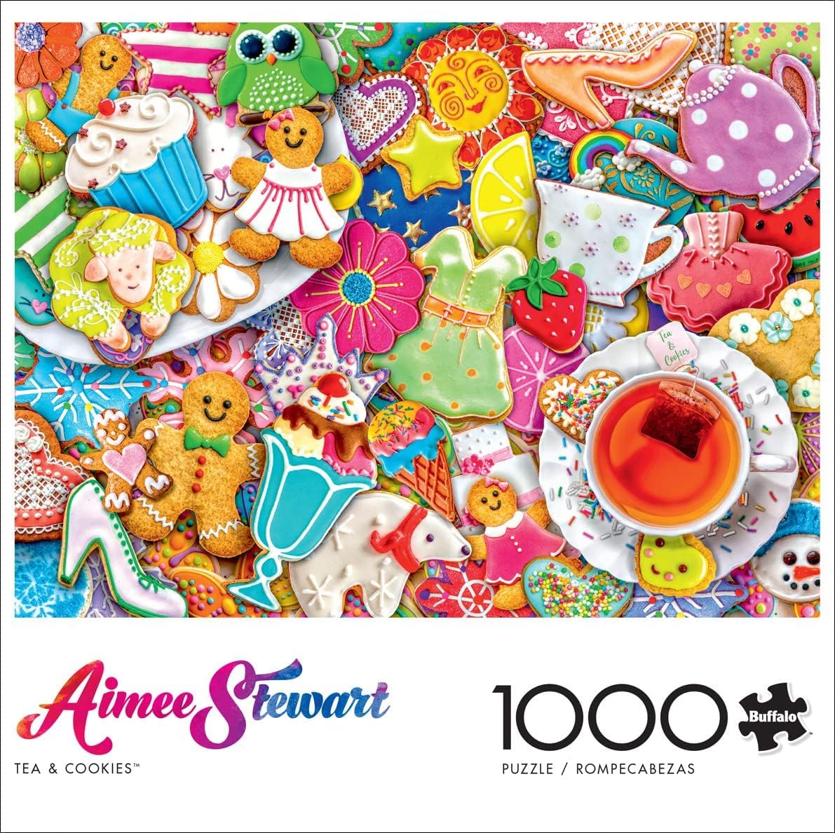 Buffalo Games - Aimee Stewart Tea and Cookies - 1000 Piece Jigsaw Puzzle