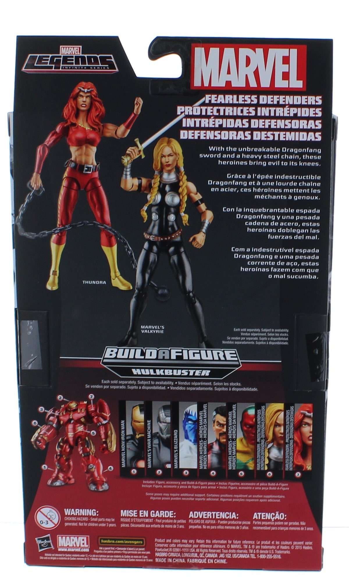 Marvel Legends Infinite Series Fearless Defenders Thundra