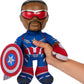 Mattel Marvel Captain America: Brave New World Plush Toy with Sound, Figure with Soft Body Wearing Outfit with Sounds & Phrases Inspired by The Movie