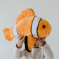 The Petting Zoo Clownfish Stuffed Animal Plushie, Gifts for Kids, Wild Onez Sealife Animals, Clownfish Plush Toy 15 inches