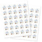 A Little Cowboy is On The Way Baby Shower Favor Stickers - 60 Labels