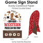 Big Dot of Happiness Western Hoedown - Wild West Cowboy Party Scavenger Hunt - 1 Stand and 48 Game Pieces - Hide and Find Game