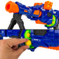 Best Choice Products Electric Customizable Soft Foam Ball Long-Distance Blaster Toy w/Barrel Extension, 12 Foam Balls, Foldable Bipod