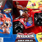 Mattel WWE Wrekkin' Slam & Spin ATV Vehicle & Action Figure Playset with Toy 4-Wheeler & Big E 6-inch Collectible, Launching Action & Breakaway Parts