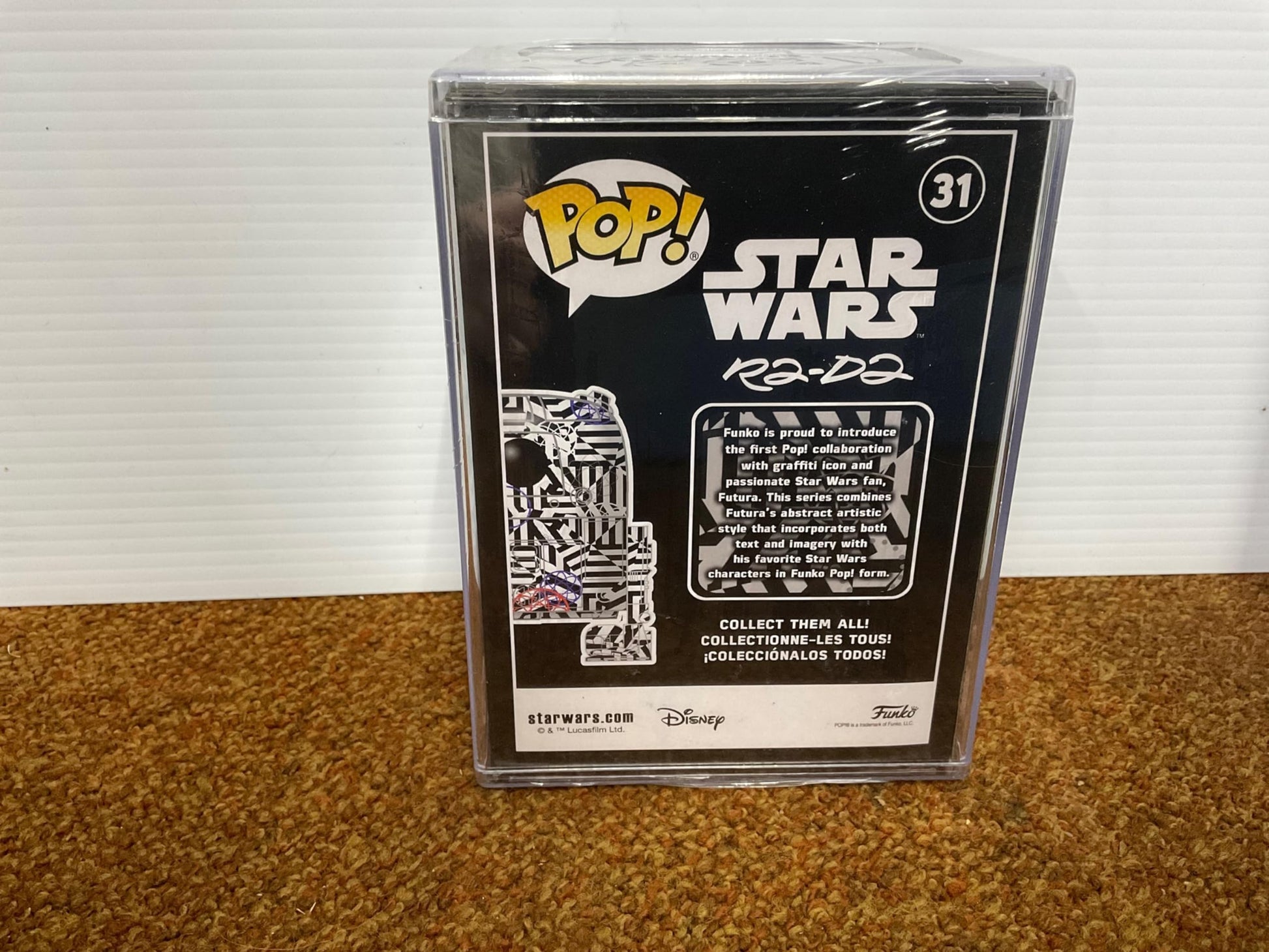 Funko 45526 POP R2D2-Exclusive Futura Skin Star Wars R2D2 Collectible Toy, Multicolour