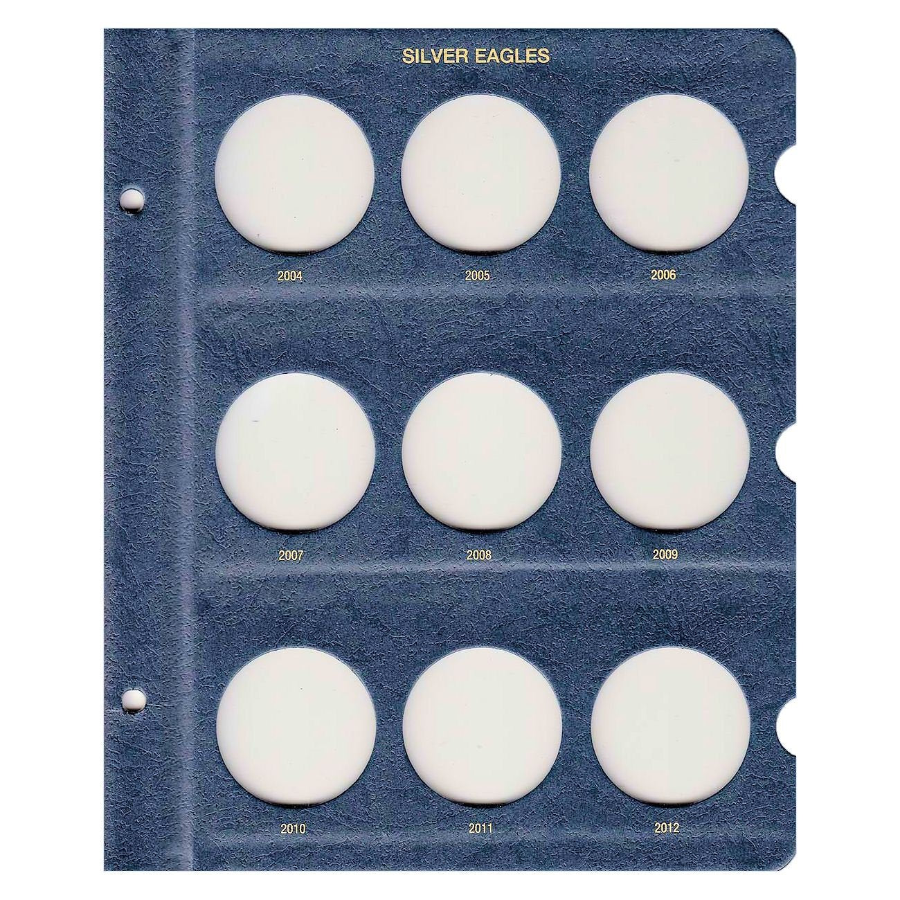 Whitman US American Silver Eagle Coin Album 1986 - 2021 #3395