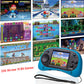 EASEGMER 16 Bit Kids Handheld Games Built-in 220 HD Video Games, 2.5 Inch Portable Game Player with Headphones - Best Travel Electronic Toys for Kids
