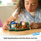 Squishmallows BLDR 246-piece Camping Adventure Building Set 0050 - Includes Buildable Figures Cam and Benny